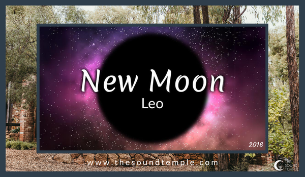 Roar Into Radiance: New Moon in Leo at The Sound Temple