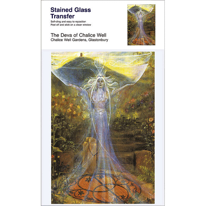 The Deva of Chalice Well Stained Glass Transfer image 1