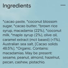 Loco Love Maple Macadamia Caramel Chocolate – 2 Pk