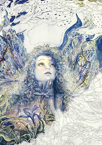 Enchanted Fairies Coloring Book image 7