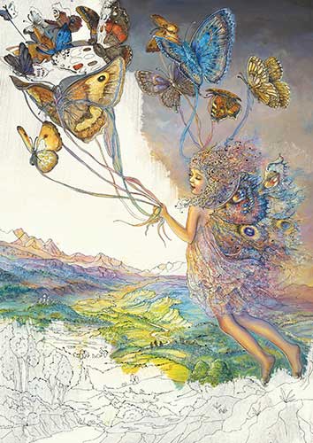 Enchanted Fairies Coloring Book image 2