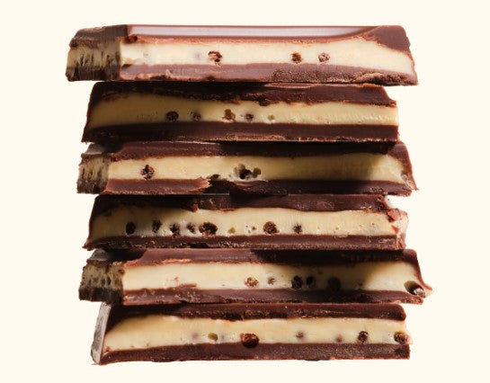Luvio Peppermint & Cacao Crisp - Chocolate Block