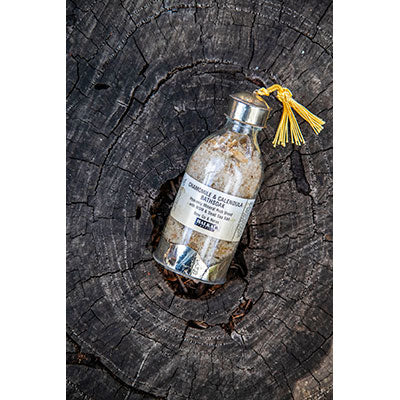 Chamomile and Calendula Bath Soak in Turkish Bottle image 0