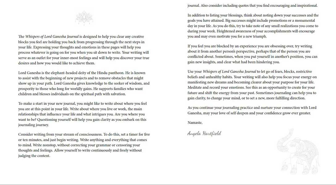 Whispers Of Lord Ganesha Journal image 3
