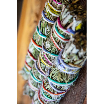 Organic Rosemary-Lavender-White Sage Smudge Sticks image 0