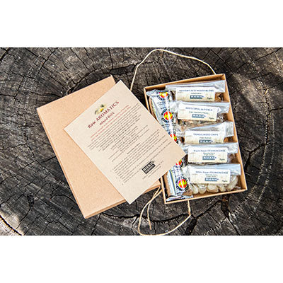 Raw Aromatics Box of 5 Resins 75gr Plus Charcoal image 0