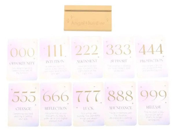 Angel Number Affirmation Cards
