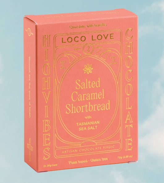 Loco Love Salted Caramel Shortbread - Twin Pack