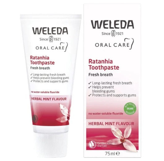 Weleda Ratanhia Toothpaste - Herbal Mint