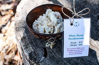 White Horaji Frankincense Resin by weight