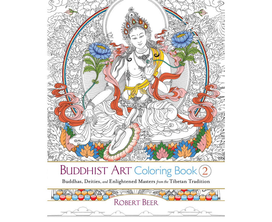 Buddhist Art (Colouring Book 2)
