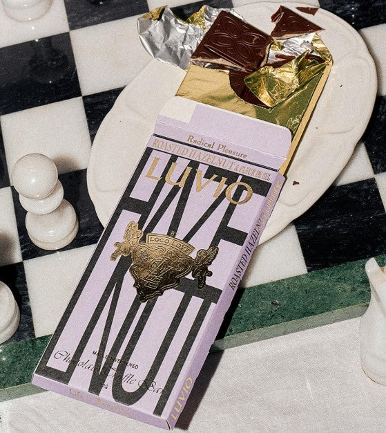 Roasted Hazelnut & Fleur De Sel - Chocolate Block