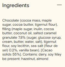 Luvio Salted Caramel Crunch - Chocolate Block