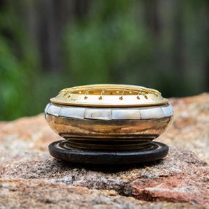 Incense Burner for Resin with MOP Inlay and Coaster